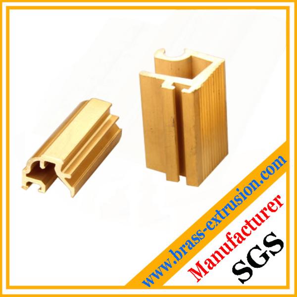Buy decoration material brass alloy extrusion section at wholesale prices