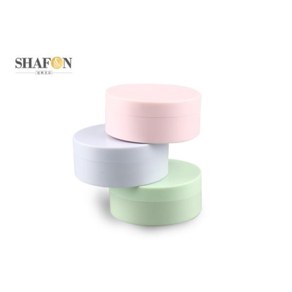 Green Color Empty Compact Cases Plastic Material For Make Up Powder 5G
