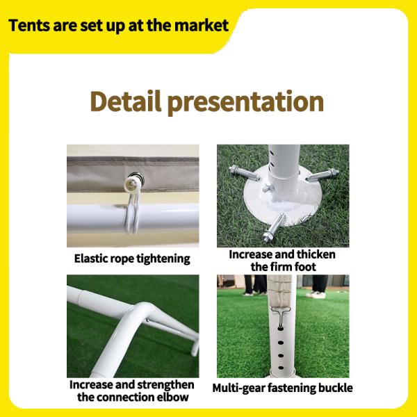 Tent camp Night market stall Mobile parking shed Market yard outdoor camping corner tent