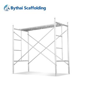Convenient Snap-On Lock OEM Steel H Frame Scaffolding With High Flexibility