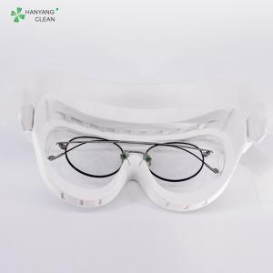 Pharmaceutical GMP Cleanroom Autoclavable Goggles Silicone Elastic Band