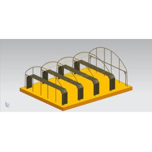 Hot Galvanized Steel Pipes Auto Light Deprivation Greenhouse With Blackout