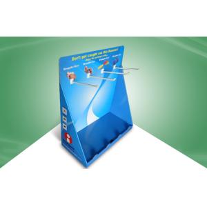 Cardboard countertop Display With Hooks