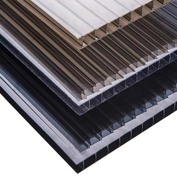 Hollow PC Polycarbonate Plastic Hollow Cross Section Roof Roofing Sheet