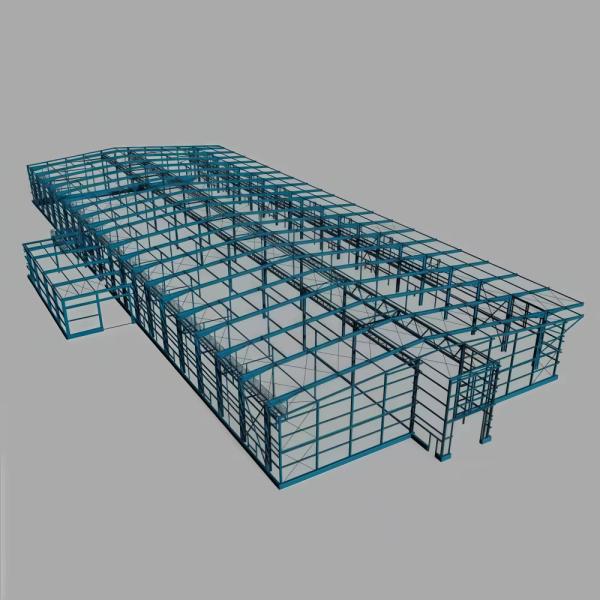 Buy Customizable Steel Frame Building 50x30x10m Long-lasting Construction at wholesale prices