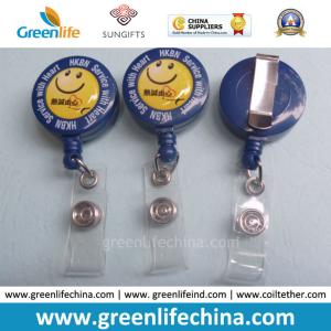 Promotional ID Custom Yoyo Badge Reel W/Clear Vinyl Strap