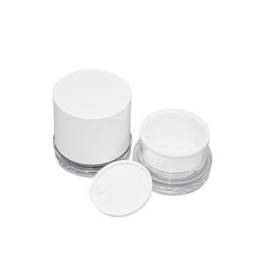 Recyclable Material Face Cream Jar Full Electroplating Process 50g