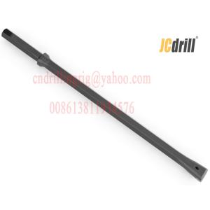 Tungsten Carbide Integral Rock Drill Rods Steel Shank H22x108mm With Chisel Bit