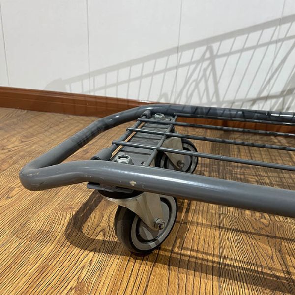 150L Store CE Certificate Elevator Wheel Steel Shopping Cart