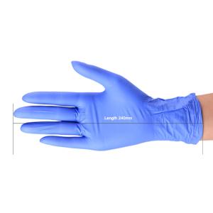 Latex Free Small Nitrile Exam Gloves Powder Free Good Solvent Resistant