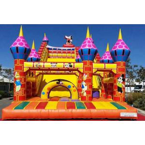 Custom Plato PVC Tarpaulin Inflatable Bouncer Playground For Children