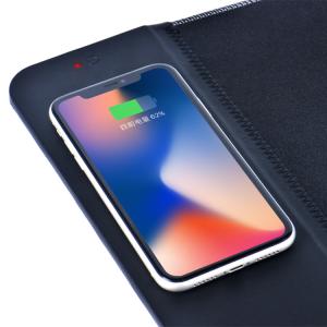 Custom Waterproof Rubber RGB Gaming Mouse Pad Wireless Charging Desk Space