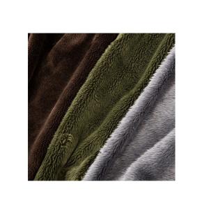 Soft Sherpa Fleece Short Fur Fabric for Toy/Coat 100% Polyester Breathable Yarn