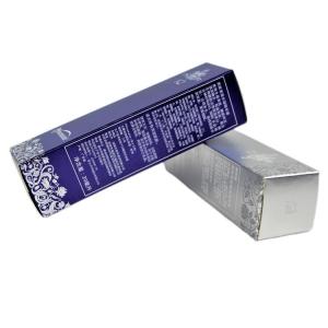 Folded Makeup Packaging Boxes with Holographic Mylar Metal Paper Material