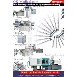 Frequency 50/60HZ Syringe Making Machine 1000kg Weight