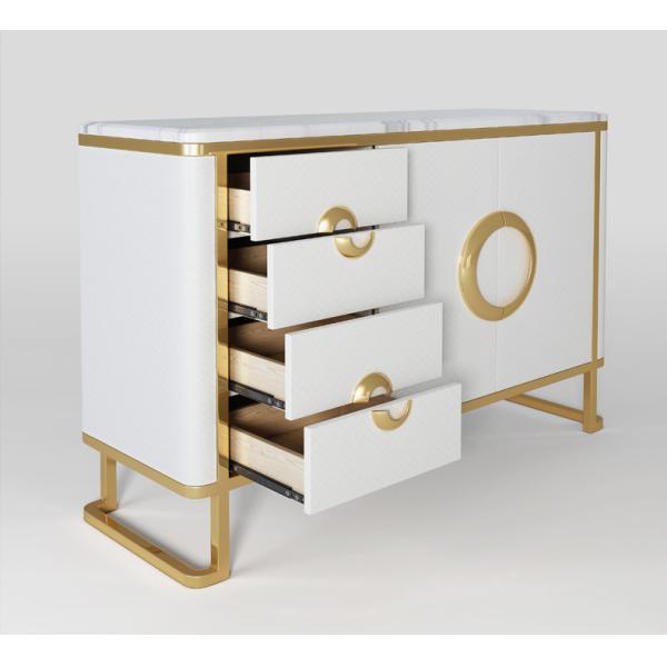 Buy Luxury Hotel Bedside Tables with Drawer , Commercial Modern TV Cabinet at wholesale prices