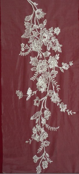 Apparel Accessories Embroidery Lace Applique for Bridal Dress