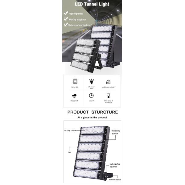 IP66 400W Outdoor LED Tunnel Lights 6500K For Sports Fields Backyard Playground