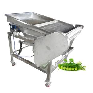 fresh green pea mung bean edamame thresher and picking machine