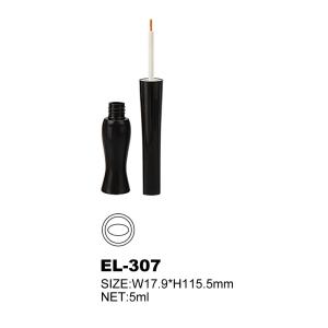 Cylinder Hot Stamping Empty Eyeliner Bottle With Logo Label