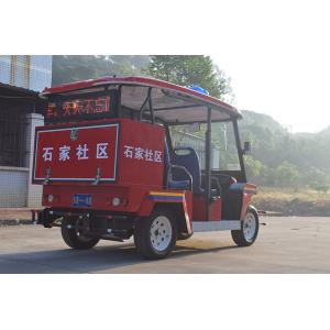 48V Lithium Battery Electric Fire Truck Golf Cart 5 Seater