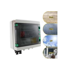 15A Solar PV Combiner Box Circuit Breaker 2 Strings Plastic 550VDC Solar Panel