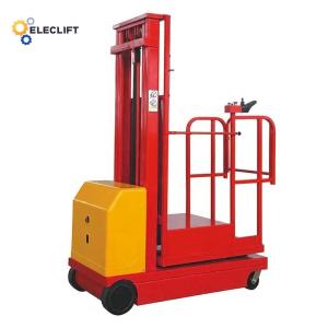 Solid Tire Electric Order Picker 200kg Load With Customized Color And Logo