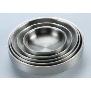 China Eco Friendly Toddlers Steel Serving Plates 9cm 12cm 25cm on sale