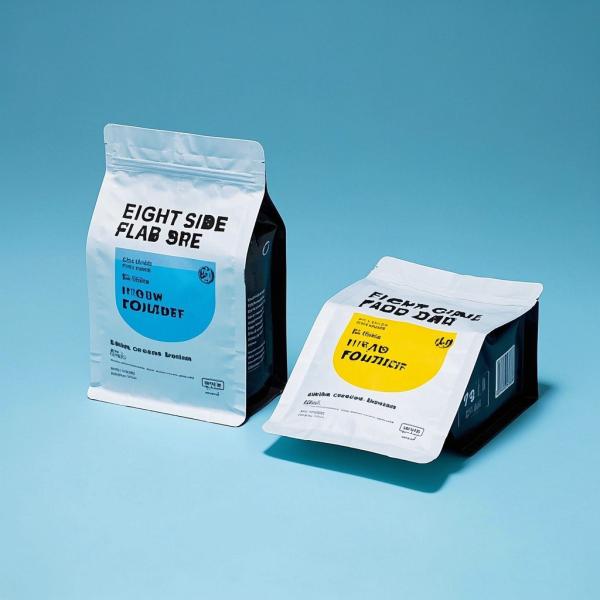 Buy Industrial-Grade Eight Side-Seal Packaging Pouches FDA Certified BOPP Composite Tear-Proof & Weather-Resistant Custom Printed Bags at wholesale prices