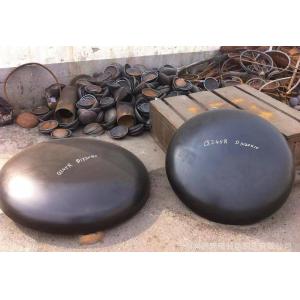 China Black Painting DIN 28011 Carbon Steel Pipe Cap A234WPB A420WPL6 on sale