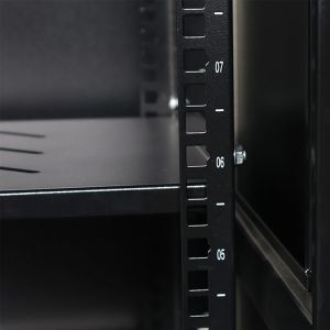 Server Rack Cabinet 15U 19 Inch Wall Mount Network Cabinet with Reinforced Steel