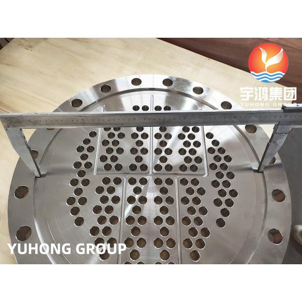 STAINLESS STEEL TUBESHEET PLATE MADE ASTM A240 SS316L CUSTOMIZED