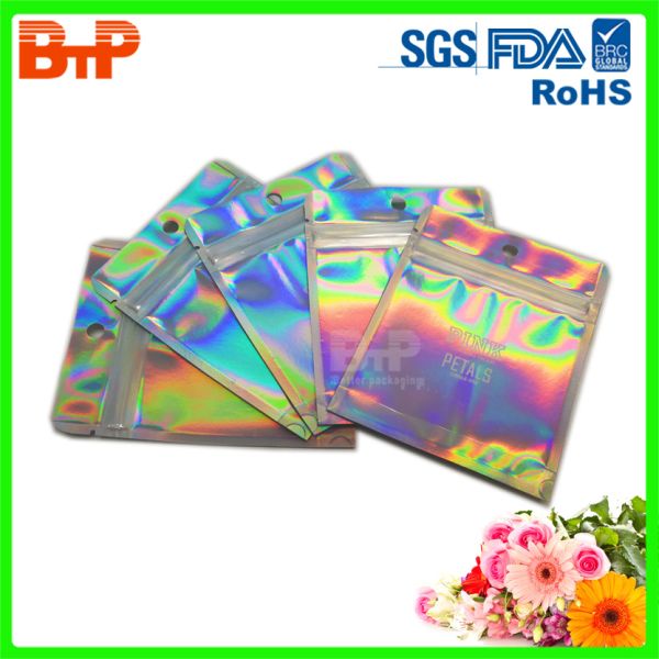 Custom Digital Printed Mylar Yingyang Plastic Doypack Wholesale Packaging Transparent Ziplock Bag