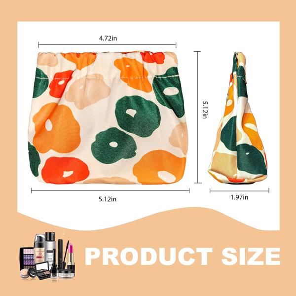 Durable Waterproof 4 PCS Mini Cosmetic Bag for Women, Waterproof Mini Travel Bag, Mini Bag for Purse Lipstick Organizer