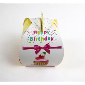 Birthday Cake Colored Cardboard Cake Box Cupcake Boxes - CUSTOM SIZES