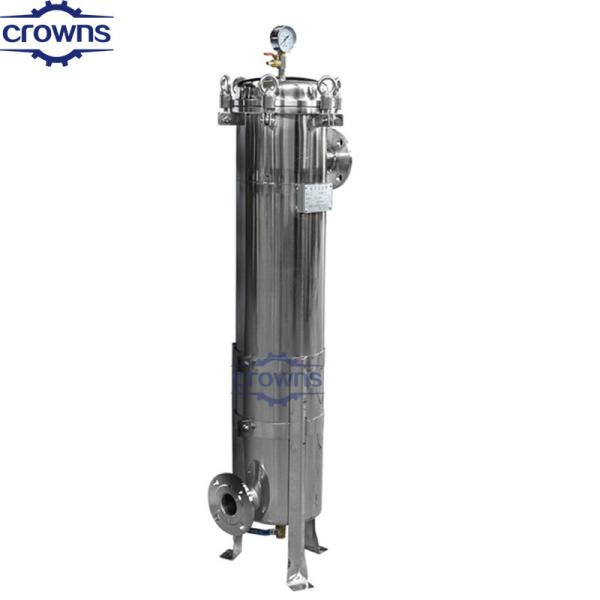 Buy Stainless steel filter housing Bacteria Removed Water Purifier Filter equipped with 10 micron filter cartridge/bag at wholesale prices