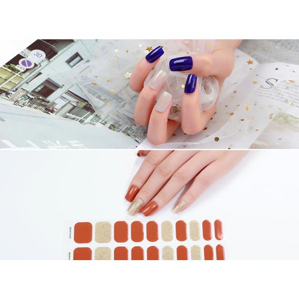 New Coming Wholesale Price Semicured Gel Nail Sticker Korean