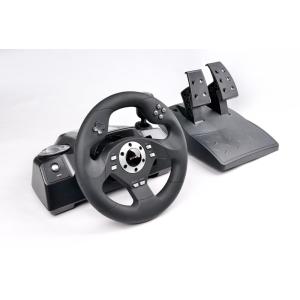 Big Digital / Analog Video Game Steering Wheel And Pedals