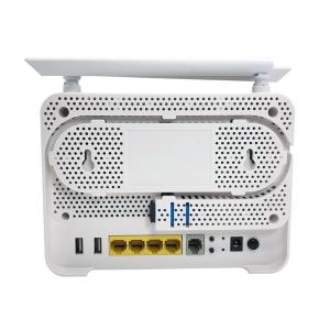 Quality Dual Band Wifi GPON ONU ZC-521X6 AX1800 4GE 1VOIP 2USB ONT SC / UPC Connector for sale