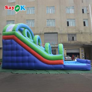 Inflatable Water Slides Double Water Slide with Pool Water Slide Inflatable for