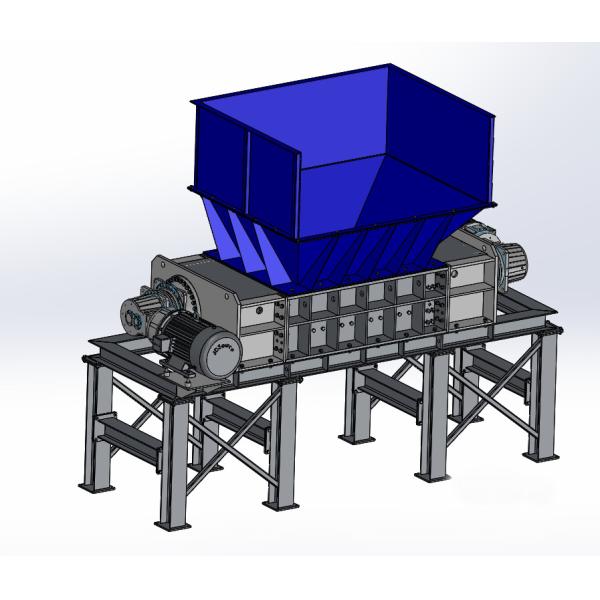Buy 90KW Kitchen Waste Shredder Machine Double Motor Drived RGD1200 at wholesale prices