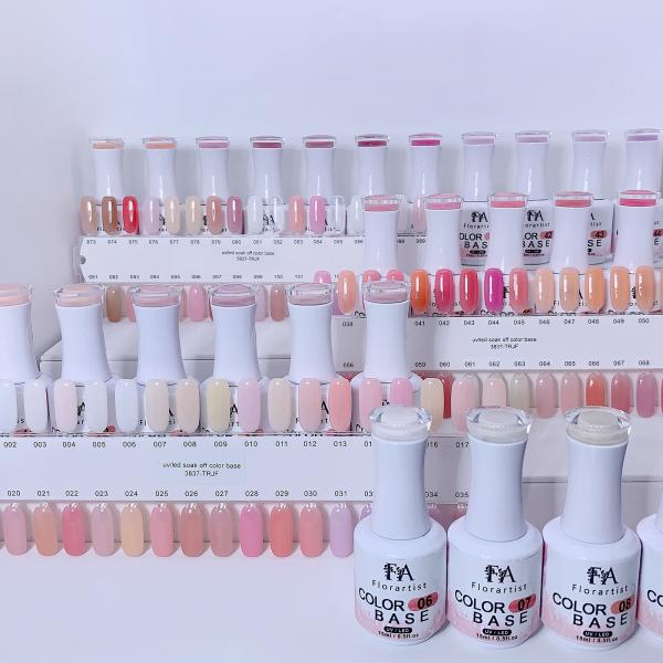 Private Label Logo UV LED Resin Odorless UV Gel Polish Set 120 Colors Rubber Base Gel Nails for All Seasons French Nails