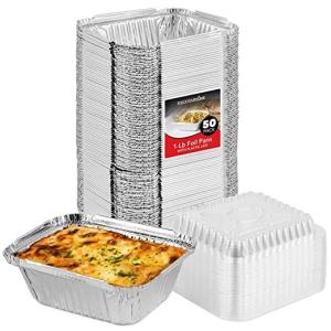 Recyclable Rectangular Aluminum Foil Disposable Food Containers Airline Catering