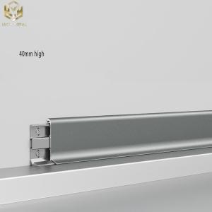 Customized Metal Aluminium Skirting Profile Anodised Finish