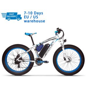 US EU STOCK 1000W High Power Electric Bike Fat Tire All Terrain 21 Speed 17Ah 26