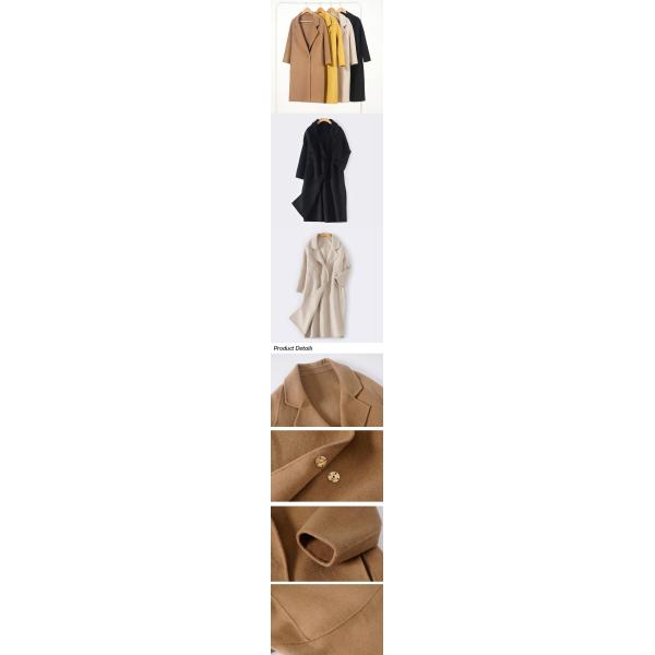 Winter Wool Coat Women Ladies Overcoat Trench Coat for Ladies Women