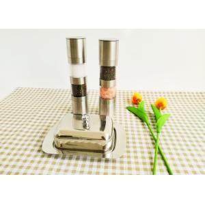 Dual Salt And Pepper Grinder Stainless Steel Pepper Mills