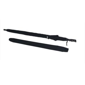 Carry Bag Custom Logo Golf Umbrellas Black Fiberglass Frame 190T Pongee Fabric