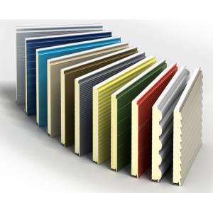 Polyurethane Foam Insulation Sandwich Ceiling Panels Width 950mm For Cold Room