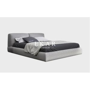 Wooden Bed Frames Embedded Double Bed Designs in Wood